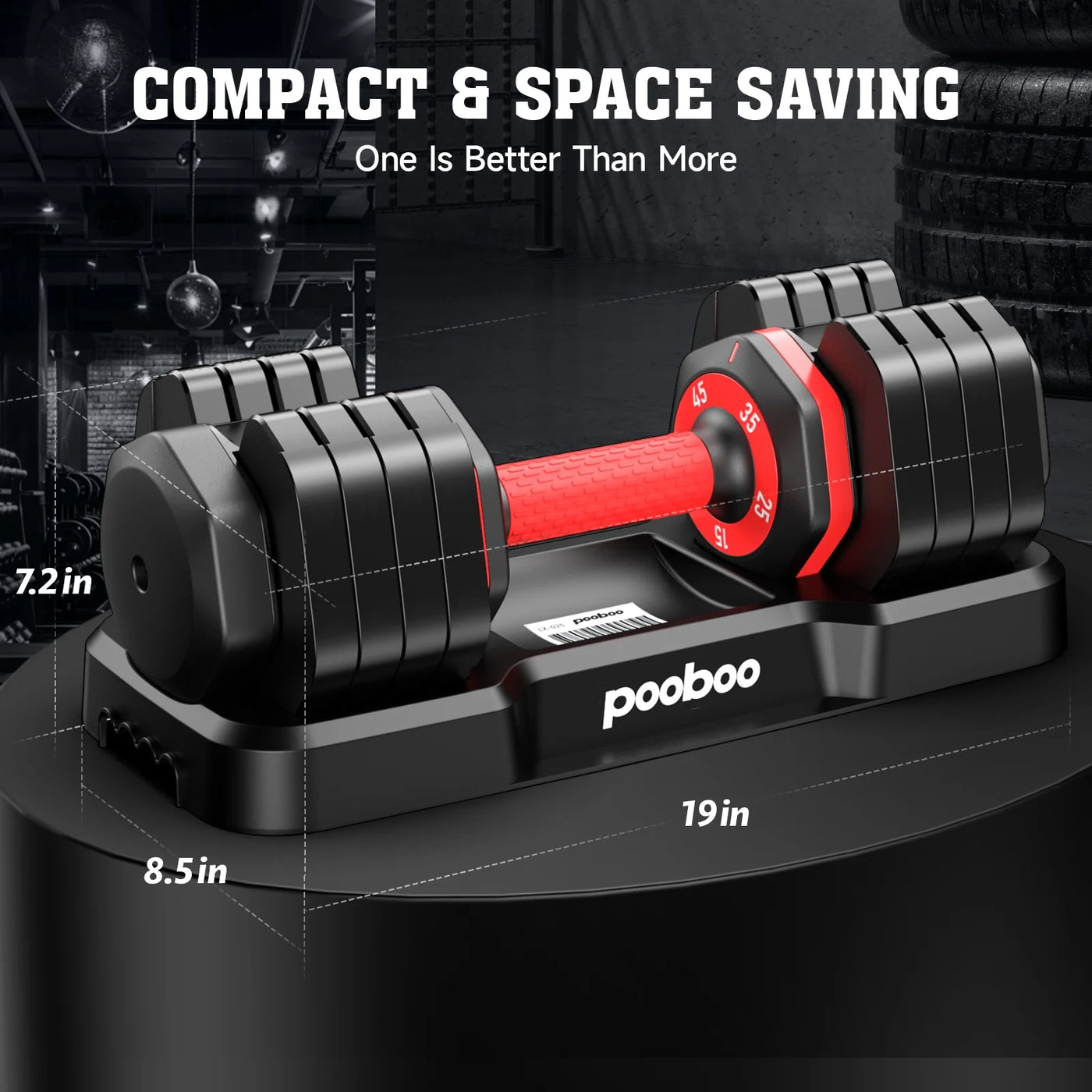 Premium Adjustable Dumbbells for Weightlifting – Quick Select Weights, Portable & Compact Design for Home Gym Workouts