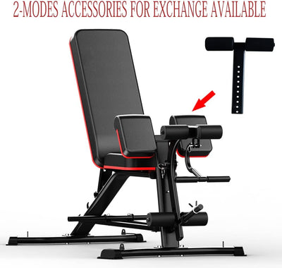 Multi-Position Adjustable Bench for Strength Training, Dumbbell Exercise and Ab Workouts