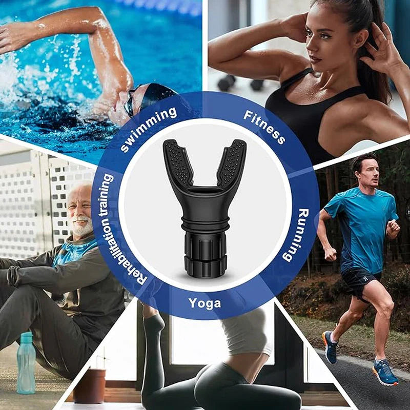 Portable Breathing Trainer Boost Lung Capacity & Endurance