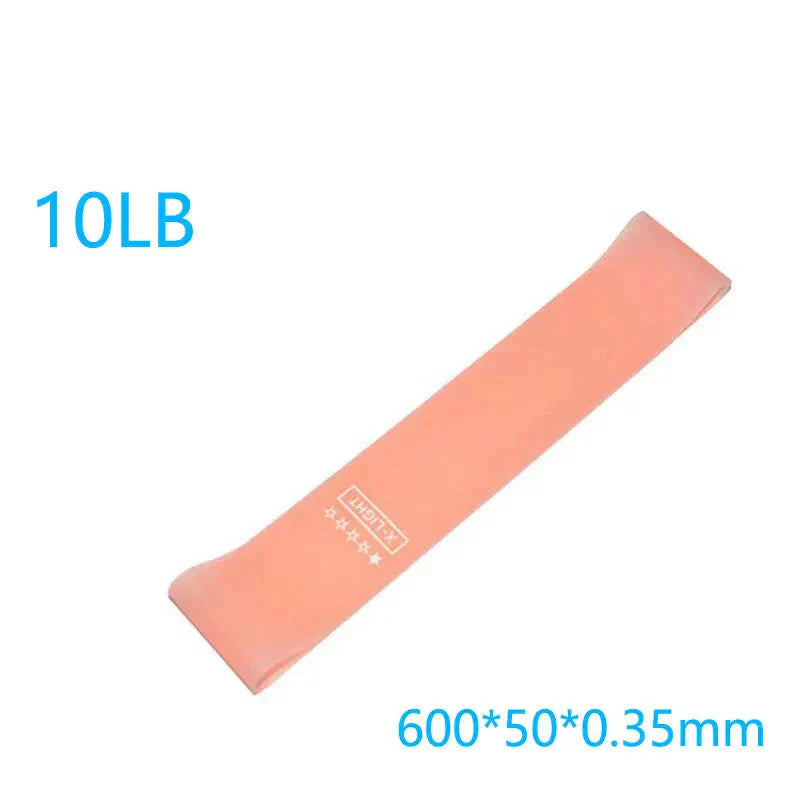 Premium 5-Pack Elastic Resistance Bands for Yoga, Pilates, Strength Training & Rehab Exercises
